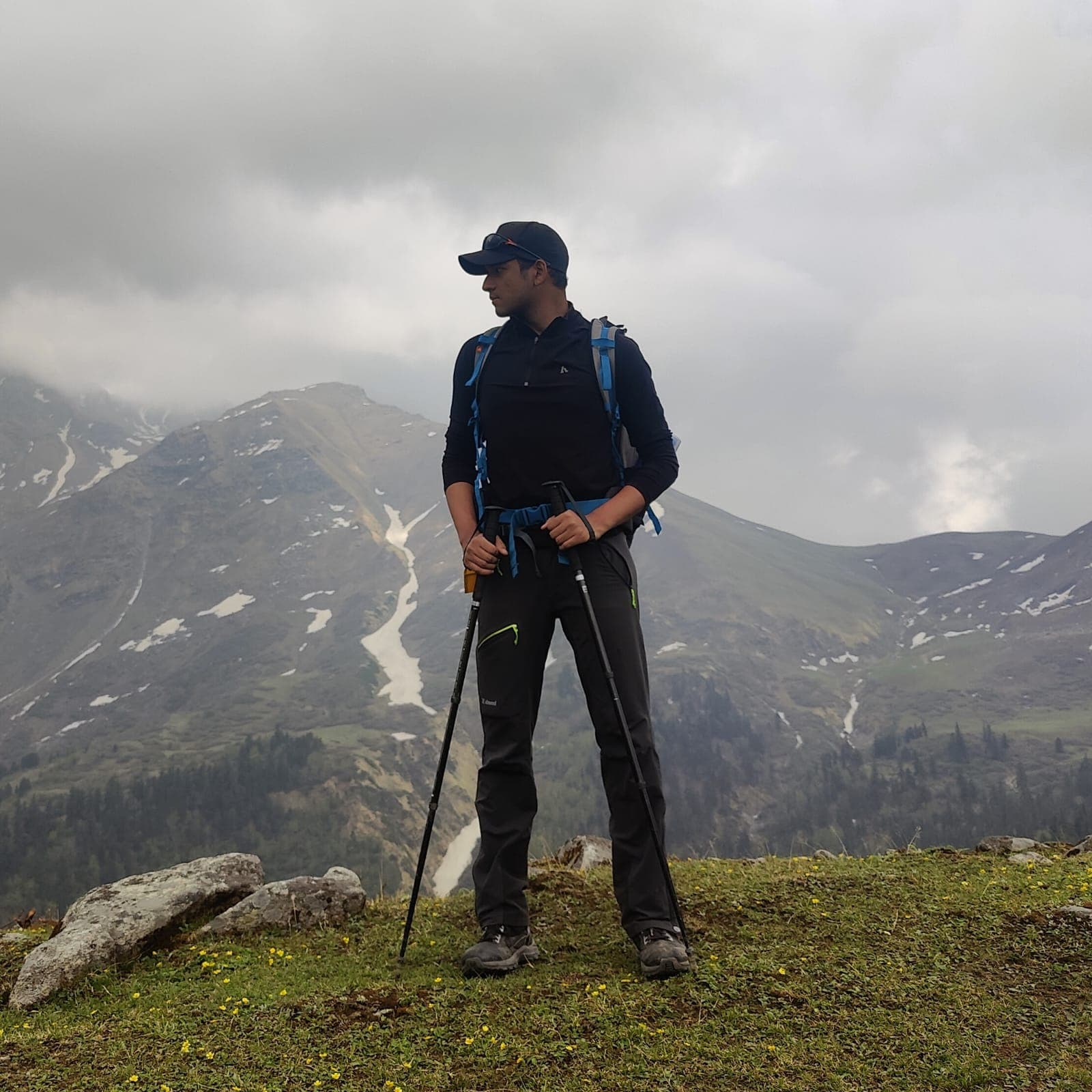 Mountain athletes training