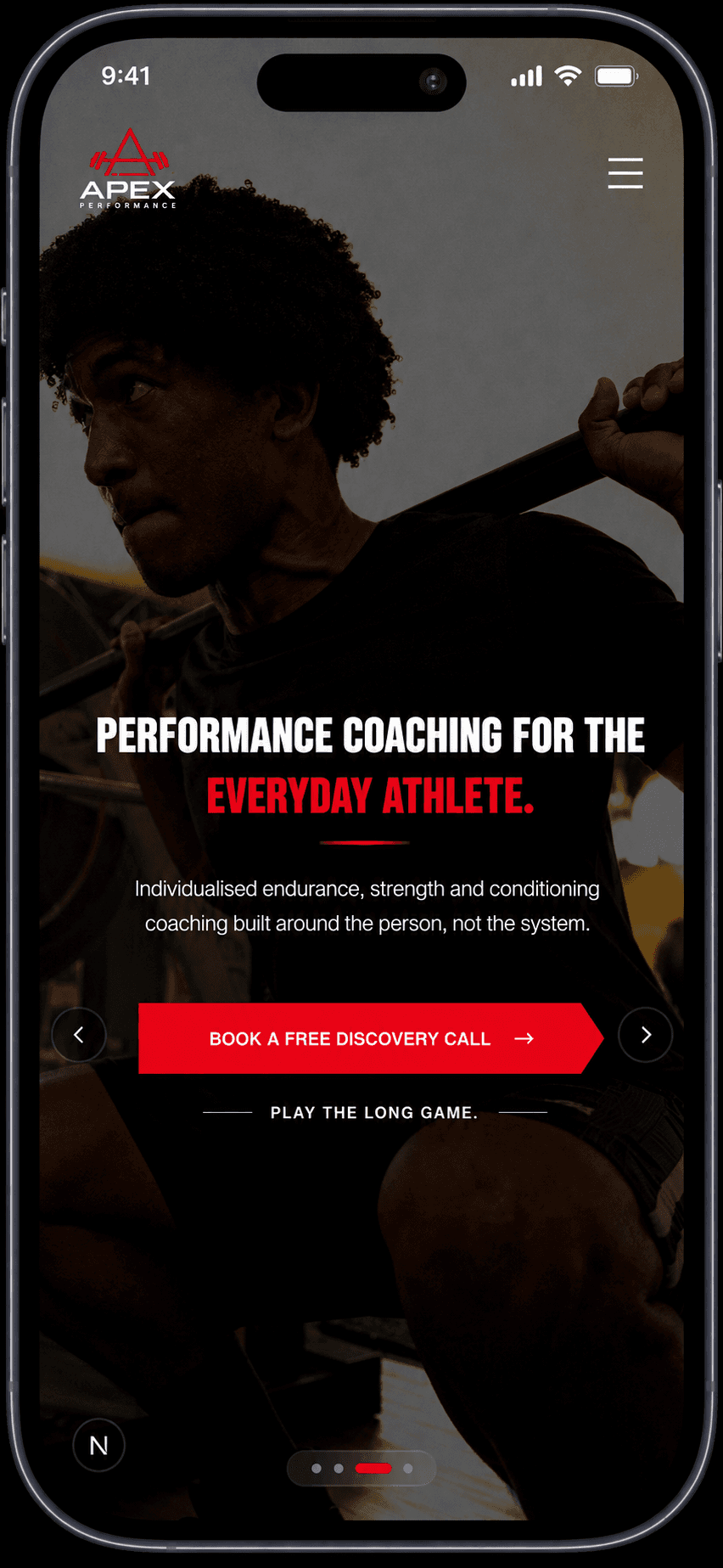 Apex Performance app discovery call booking